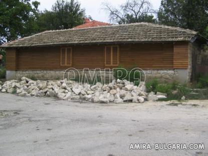 House in Bulgaria near a dam back