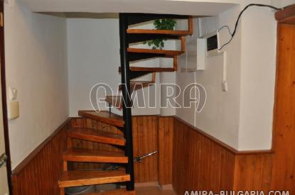 Furnished house with pool in Balchik stairs