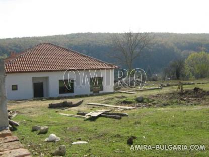 New Bulgarian house near a river garden