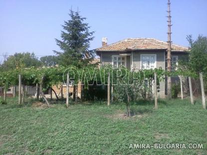 Bulgarian house in a big village garden
