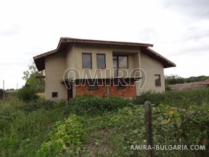 Big unfinished house in Bulgaria front