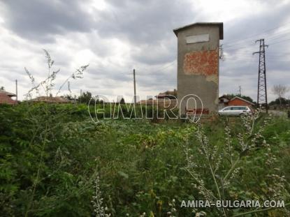 Big unfinished house in Bulgaria garden