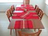 Furnished house 2 km from the beach dining area