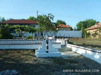 Bulgarian house near a river garden