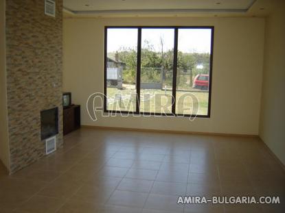 New prefab house near Golden Sands resort fireplace